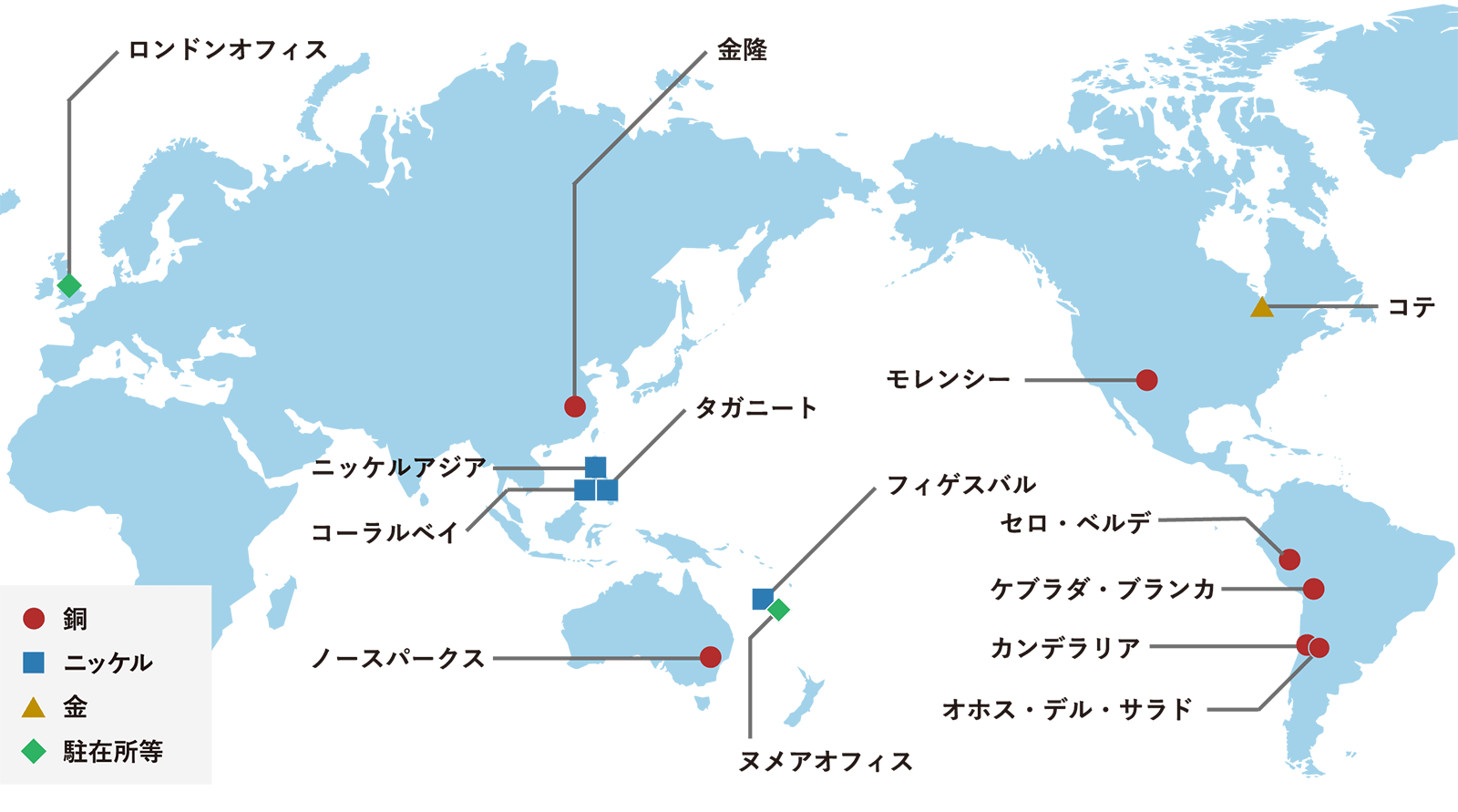 海外拠点 | 企業情報 | 住友金属鉱山株式会社